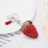 oly-0156b912ac371cb1533a9256f0ea318c Wholesale Diamond studded strawberry keychain