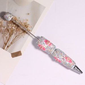 Pink labubu standing pose