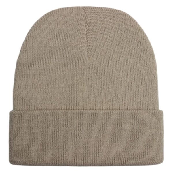 oly-0174ef525474d804367fc5a1eb3b80f1 Wholesale Acrylic Light Plate Pure Color Embroidered Cold Hat Windproof Ear Protection Warm Knitted Hat Cold Protection Simple Winter Hat for Men and Women