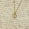 Wholesale Vacuum Plating 18K Gold Plated Sun 304 Stainless Steel Baroque Style Beach Commute 304 Stainless Steel Pendant Necklace