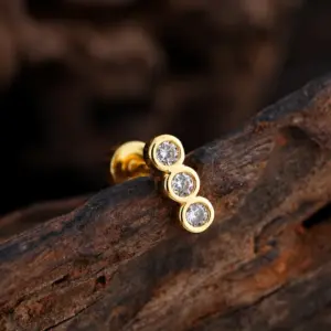 3357 Gold / Ear Studs