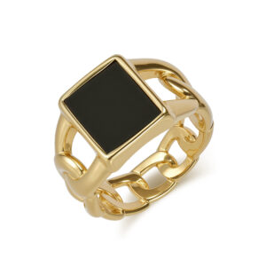 Golden black stone / 8#