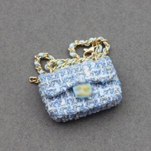 One shoulder scented cloth bag blue