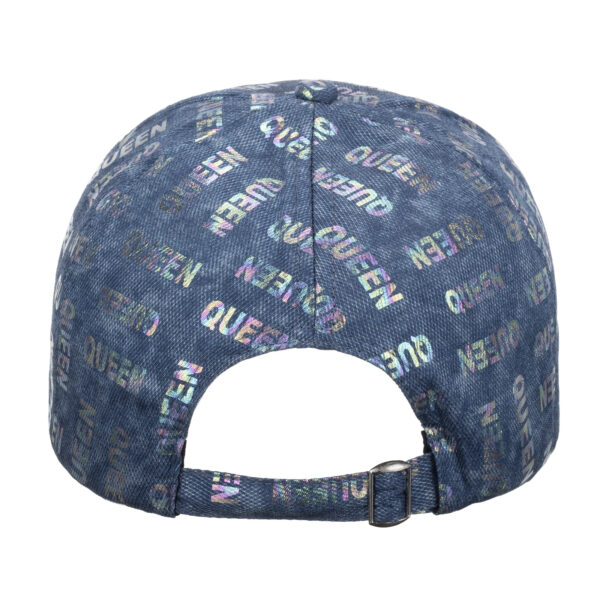 Wholesale Women's Fashion English QUEEN baseball cap peaked cap colorful letters heat stamping Sun Hat sun hat B1085