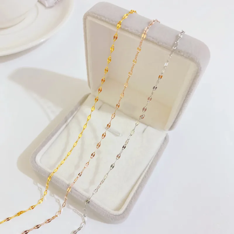 Wholesale Jewelry Simple Style Solid Color 304 Stainless Steel Stainless Steel Necklaces