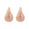 304 Stainless Steel Solid Color PVD Coated 18K Real Gold Plated Basic Waterproof Non Tarnish Ear Studs