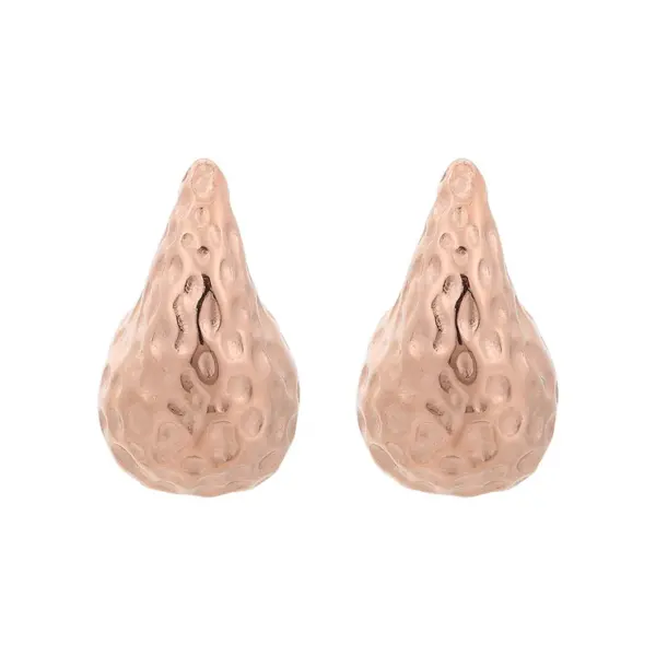 304 Stainless Steel Solid Color PVD Coated 18K Real Gold Plated Basic Waterproof Non Tarnish Ear Studs