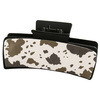 10-5 square PU leather stone spot black