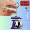 Wholesale Mini Kitchen Mixer Acrylic Pendan Keychains