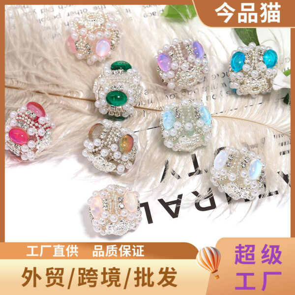 oly-01d84787f0a9b0989bedaad24bcae218 Wholesale Heavy-duty rose rhinestone beaded bracelet