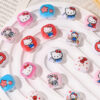 Wholesale 10pcs/pack Cartoon Printed Cat Steamed Bun Beads OLY Exclusive