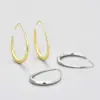 Wholesale Exaggerated Circle Drop Earrings Women's Personalized Retro Hong Kong Style Simple Cold Style Earrings Gold-plated Earrings