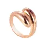Wholesale Simple Style Classic Style Commute Solid Color Copper 18k Gold Plated Rose Gold Plated White Gold Plated Open Rings In Bulk