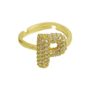 Gold Ring P / Adjustable opening
