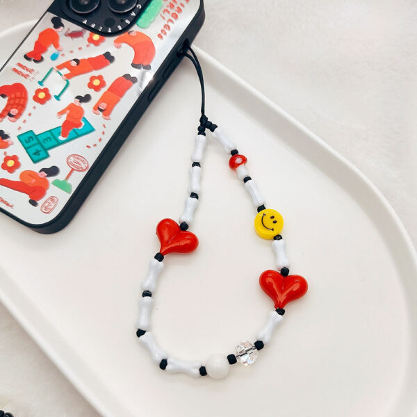 Wholesale Smiley Face Mobile Phone Funny Bone Wristband Mobile Phone Chain