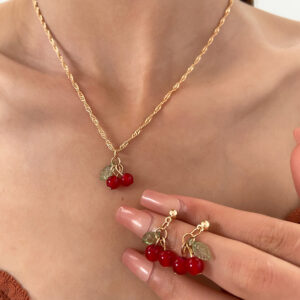 Wholesale Cherry red necklace