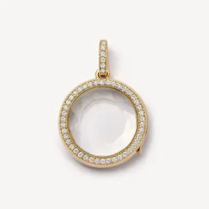 Transparent Photo Box Necklace Type B (O-shaped Chain)
