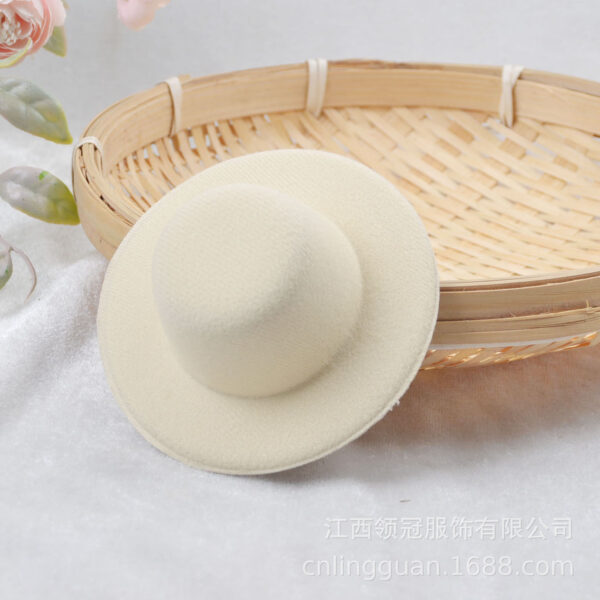 Wholesale Brushed Loli Doll DIY Original Hat Embryo Base Small Hat Hair Accessories Hat Holder Decorative Naked Hat 10cm