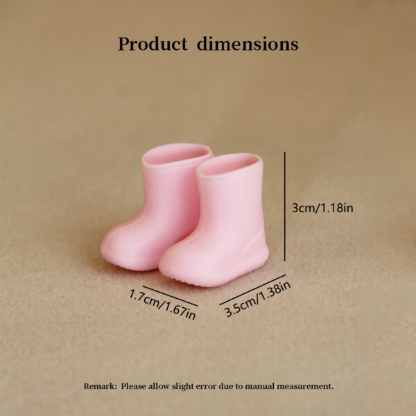 Wholesale Mini Doll Silicone Rain Boots