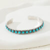 Wholesale Western-style turquoise vintage silver bracelet