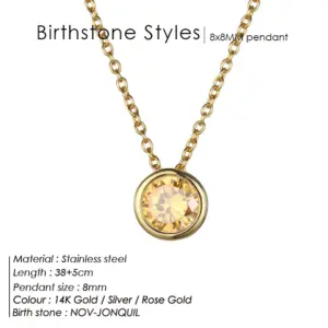 November Light Yellow-Gold