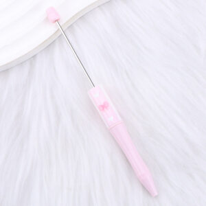 1.0mm bullet-shaped black / 63-Pink Bow