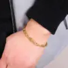 Wholesale Casual Simple Style U Shape 304 Stainless Steel 18K Gold Plated Bracelets In Bulk