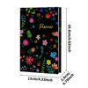 Wholesale Creative Cool Flower Series Portable Notebook Amazon Cross-border Best-selling Book Student Essential Notebook