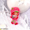 oly-02312858edb6564f4a75d869c8da8d2a Wholesale Cross-Border New Loose Powder Cartoon Girl Cute Strawberry Rabbit Bag Accessories Acrylic Cute DIY Patch Accessories
