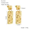 1 Pair Simple Style Commute U Shape Rectangle Polishing Plating Stainless Steel Titanium Steel 18K Gold Plated Drop Earrings