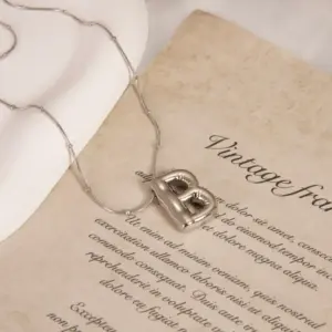 Silver / Letter B