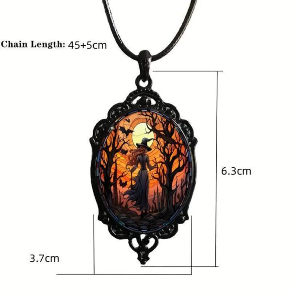 Wholesale Cross-border foreign trade retro Gothic Halloween pendant necklace factory direct