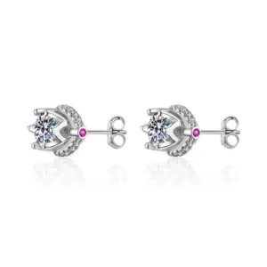 True Love Coronation Earrings 1 Carat