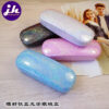 Wholesale Laser Anti-compression Iron Optical Glasses Case Myopia Presbyopic Glasses Case Colored Male and Female Student Storage Box
