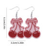 oly-02534b5a6d0e3d0b8cd0ccd2f671e448 Wholesale Bowknot Cherry Acrylic Drop Earrings