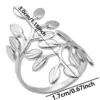 Wholesale PVD Coated Real Gold Plated 18K Gold Leaf 304 Stainless Steel Elegant Simple Style Waterproof Non Tarnish Open Rings