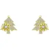 1 Pair Christmas Elegant Christmas Tree Plating Copper Ear Studs