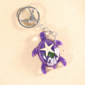 Pearlescent purple-white starfish