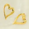 Wholesale 1 Pair Simple Style Heart Shape Plating Stainless Steel Titanium Steel 18K Gold Plated Ear Studs