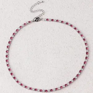 Rose Necklace-Platinum