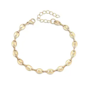 Pig Nose Bracelet / Gold