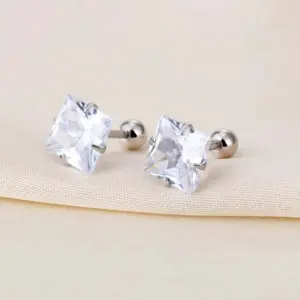 Silver / 6mm Pair