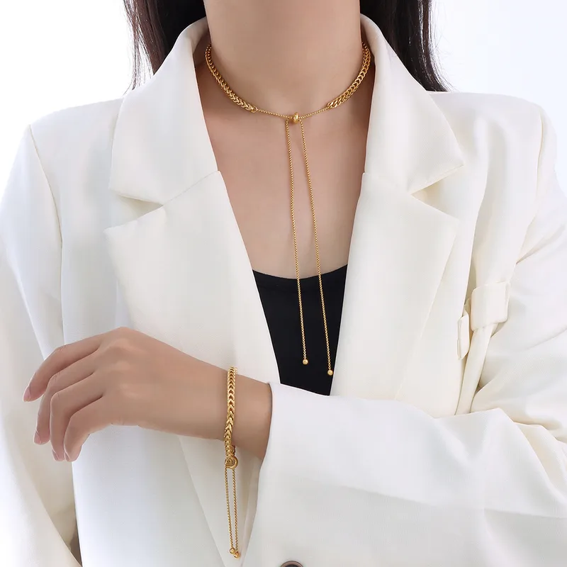 Wholesale PVD Coated Real Gold Plated 18K Gold Printing 304 Stainless Steel Retro Waterproof Non Tarnish
