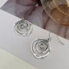 oly-02a551bc5e8612470bc940cb6221a9a8 Wholesale punk rock n rivet earrings hip-hop round earrings factory direct sales