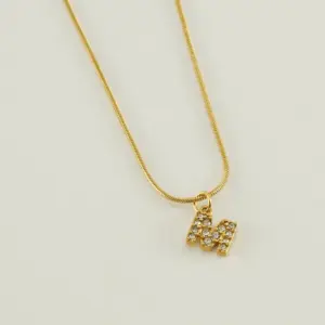 Gold Letter M / 18K