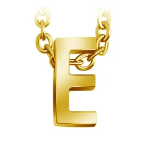 Gold Letter E