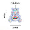 Wholesale Creative cartoon rainbow vertical hole beads OLY Exclusive