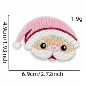 Pink cartoon cloth sticker 4#