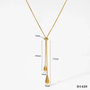 Gold Necklace D1420