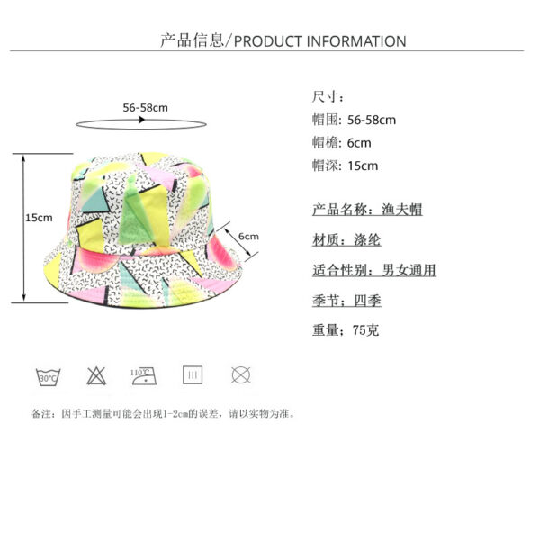 Wholesale Diamond pattern bucket hat